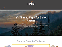 Tablet Screenshot of lptn.org